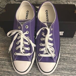 Purple Converse All Star Sneakers